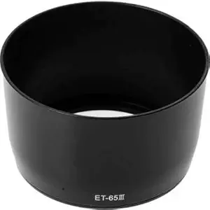 Boosty ET-65III Lens Hood for Canon EF 85mm f/1.8 USM, 100mm f/2 USM, 70-210mm f/3.5-4.5 USM, 135mm f/2.8 SF, 100-300mm f/4.5-5.6 USM, 75-300mm f/4.5-5.6