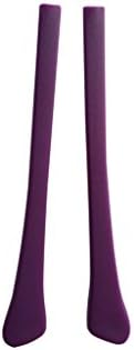 NEW One Pair Purple Replacement Glasses Temple Covers Tips Ends For Metal Arms