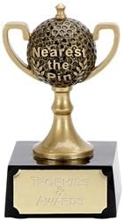 Golf4 Nearest The Pin Mini Cup Golf Trophy Award