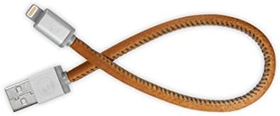 PlusUs Charger Cable USB-A Lightning | Certified From Apple 0,25m Vintage Tan