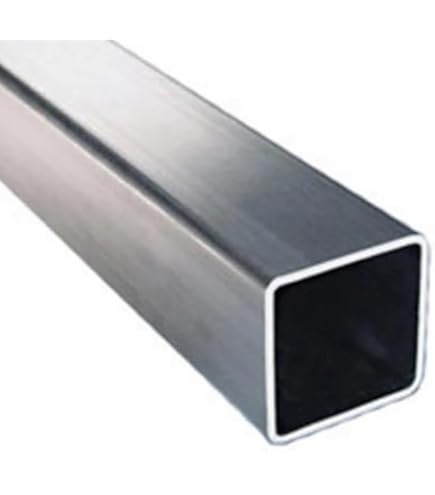 K I Metals Mild Steel BoxSection -1000MM Length (1M) X 60MM Width X 60MM Height X 5MM Wall Thickness, Durable Square Mild Steel Tubes For Constructions, Residential & DIY Projects