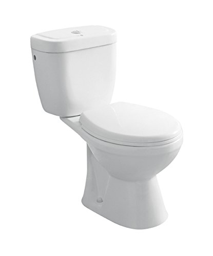 BHD 7501 S/F Inodoro con tanque salida vertical, blanco