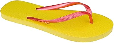 Waimea Tongs Miami Beach Mesdames Jaune/Rose Taille 36