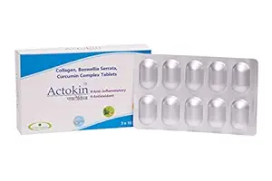 Actokin Tablets For Anti-Inflammatory Supplement as Adjuvant Therapy-30 tablets