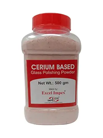 Excel Impex Cerium Oxide Glass Polishing & Scratch Remover For cleaning Car Windows, removing Minor auto Glass Scratches And Household window Cleaning Powder, Net Weight 500gram