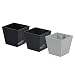 Produktbild Sgaravatti KalaMitica magnetische Vase - Set mit 3 Pyramiden, grau Theme, Ø 5,5 cm