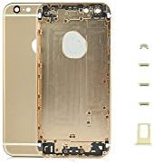 iPhone 6 Replacement Housing Battery Back Cover Rear Metal Chassis + Free Tools (Gold)