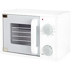 small foot 11184 Micro-ondes pour la cuisine d'enfant en bois, avec poignées pivotantes et porte à fermeture magnétique, à partir de 3 ans