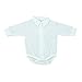 Baby Hemd-Body Jungen Taufbody mit Kragen Festlicher Babybody, Farbe: Weiß, Größe: 74