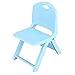 Produktbild LIPAI Klappstuhl Dicke Faltbare Hocker ZurüCk Kunststoff Tragbare Hause Stuhl Im Freien Kreative Kleine Bank Kinder Stuhl Blau 29,7 * 39,3 * 51 cm