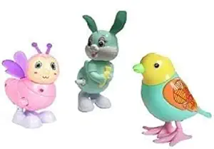PP Sons Key Operated Wind Up Animal Toy Sets Sparrow Toy for Kids, Jumping Rabbits, Bees for Girls & Boys , (Multicolour)