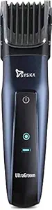 SYSKA HT3050 Corded & Cordless Stainless Steel Blade Trimmer with 50 Minutes Working Time; 10 Length Settings (Blue)