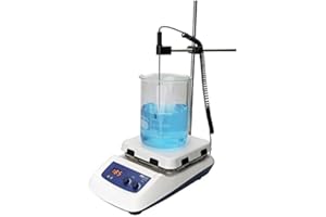 ONiLAB Magnetyczna płyta grzewcza 550C mieszadło maks. temperatura ogrzewania do 550℃, prędkość 1500 obr./min, kolor biały, ceramika szklana