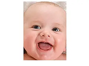 ISEE 360 Cute Laughing Baby Boy Posters for Wall Big Size Pregnant Women Home Room Decoration W X H 12 X 18 Inches