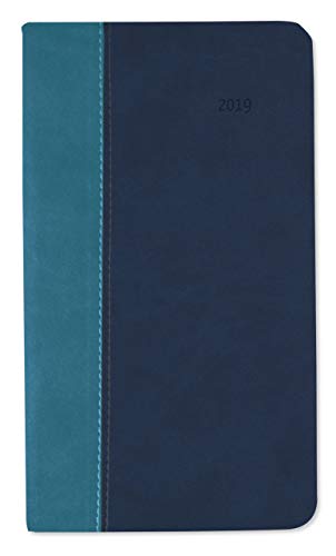 Preisvergleich Produktbild Taschenkalender Premium Water türkis / blau 2019 - Bürokalender / Taschenplaner (9 x 15,6) - 1 Woche 2 Seiten - 128 Seiten