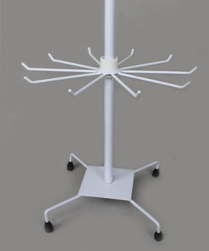 Verkaufsständer mit 3 Etage Metall 73cm weiss - 3