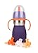 Kid Basix Safe Sippy 2 The 2-In-1 Drinking Bottle with Straw 330 ml Purple