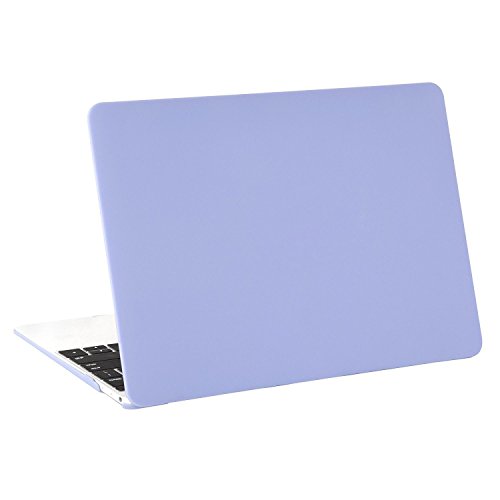MOSISO Ultra Slim Plastik Hartschale Schutzhülle Hülle Snap Case für Neu MacBook Pro 12 Zoll mit Retina Display A1534, Serenity Blau - 2