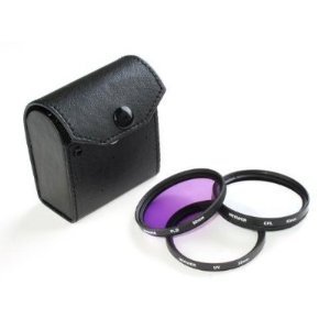 Neewer 52mm Ensemble de Filtre UV CPL FLD pour Nikon D40 D40X D50 D60 D70 D80 et Plus