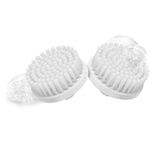 Braun 80 Face - Set de 2 recambios de cepillo facial de limpieza para depiladora facial, color blanco