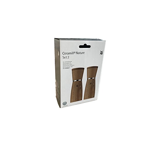 WMF Salz-/ Pfeffermühlen-Set 2-teilig Salzmühle Pfeffermühle Ceramill Nature mit Mahlwerk aus Keramik - 6