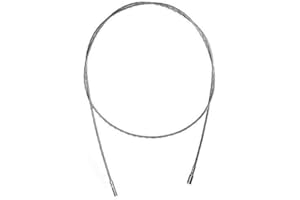 KOVOBLESK Schubstange - Zugstange für Schornsteinbürste Ofenrohrbürste Kaminbürste Heizkesselbürste aus Flexdraht/Stahldraht: 3m - Kaminkehrerqualität