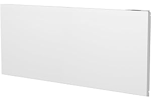 Kalia Radiateur électrique à inertie sèche CERAMIQUE écran LCD 2000W POAS, Blanc, 100x12.5xH45.5cm