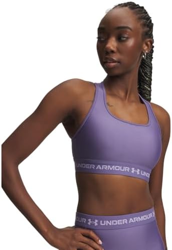 Under Armour Crossback Mid Bra - Viola Luxe / / Viola Crest - SM