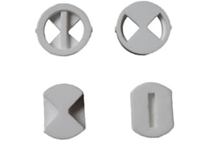 TAP MAGICIAN Bestway Replacement ceramic disc inserts & gaskets for 3/4" quarter turn cartridge valves (Ceramic Discs x 2)