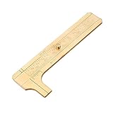 Messing-Messschieber 80MM Double Scale Slide Vernier Portable Schmuck Messwerkzeug