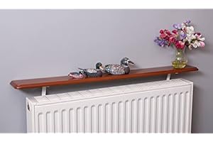 Greenhurst Easy Fit Radiator Shelf Oak 115.5CM,Rectangular,4603