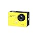 Produktbild Wokee 4K Sportkamera Wasserdicht WiFi Wasserdicht 170°Ultra Weitwinkel Full HD Sport Cam,16MP Sports Kamera mit Zubehör Kits Unterwasserkamera (Gelb)
