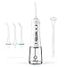 Produktbild Munddusche Zahnreiniger Wasser Flosser, iTeknic Oral Irrigator IPX7 Wasserdicht Elektrische Wasserreiniger Tragbar 300ML Wassertank 3+1 Düsen und Zungenreiniger, MEHRWEG