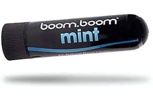BOOMBOOM Aromatherapy Innhaler - Essential Oils - Portable Stick - Increase Focus, Upgrade Your Breathing and Relieve Aches - Mint Flavour - Pack of 1