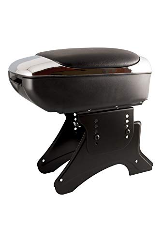 BC Corona INT67324 Indy Apoyabrazos Universal, Negro/Cromado