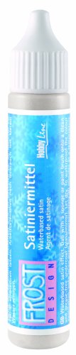 Frost Effekt Pen weiß, Satinierstift, Satinierfarbe, Glasmalstift, Glasmalfarbe, Satiniermittel weiß - 3