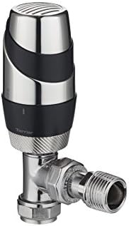 Terrier 632320 Anthracite Valve with 15 mm Chrome Angle Bodied Valve