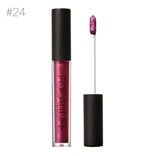 Lippenstift,WINWINTOM FOCALLURE Neue Mode Lippenstift Kosmetik Frauen Lippen Metallic Lip Gloss