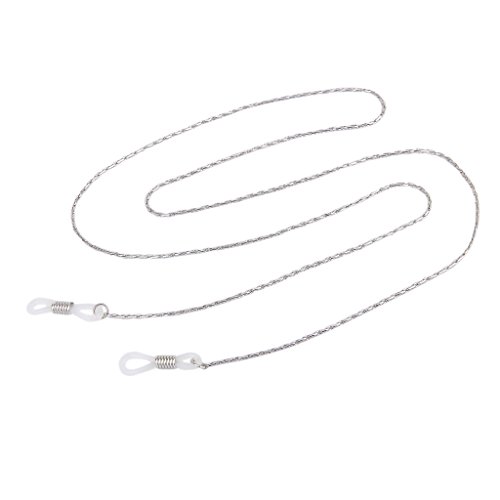 Preisvergleich Produktbild Neu Mode Brillen Lesebrillen Kette Brilleband Brillenschnur Brillenhalter-Silber