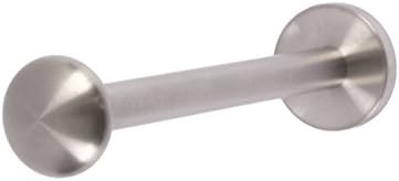 Real stainless steel elliptical curtain hold back - Single