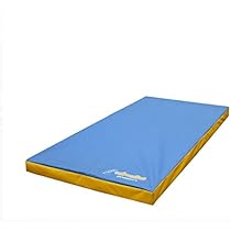 Materasso Ginnastica 200x200x40cm - Tappetino Sportivo Con Fondo Normale, Giallo/Verde - Foto 10