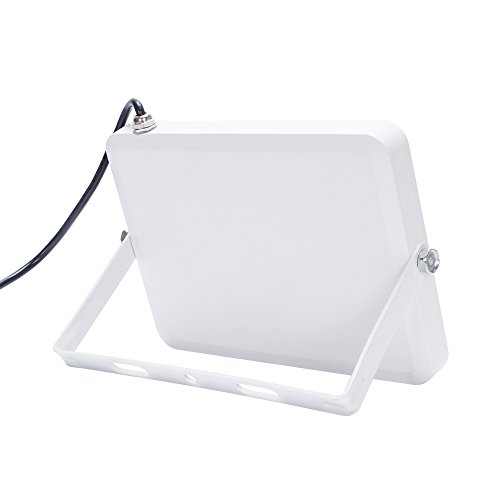 Solla® 100W LED Flutlicht Fluter 230V Außenleuchte, 8800Lumen, Kaltweiß, IP65 Wasserfest, LED Scheinwerfer Außenleuchten - 5
