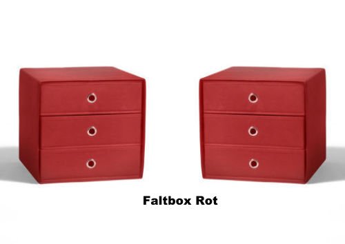 Faltbox 2-er Set mit 3 Schüben Faltboxen Organizer Aufbewahrungsbox Schubkästen (Natur) - 6