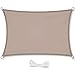 Produktbild CelinaSun Sonnensegel, Sonnenschutz Garten Balkon und Terrasse PES Polyester Wetterschutz wasserabweisend imprägniert Schattenspender 1000557 Rechteck 2 x 4 m Taupe