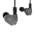 Produktbild KZ ZS6 HiFi 8-Treiber-Kopfhörer, Dual Balanced Armature Dual Dynamic Driver Hybrid Kopfhörer Without-Microphone-Grey