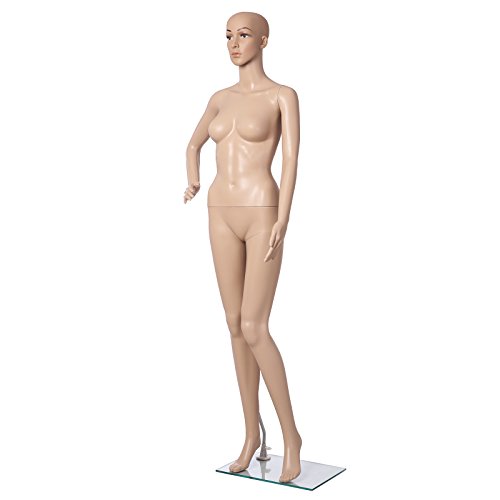 Songmics Neu Schaufensterpuppe Mannequin PE Plastik Weiblich MPLM01 - 5