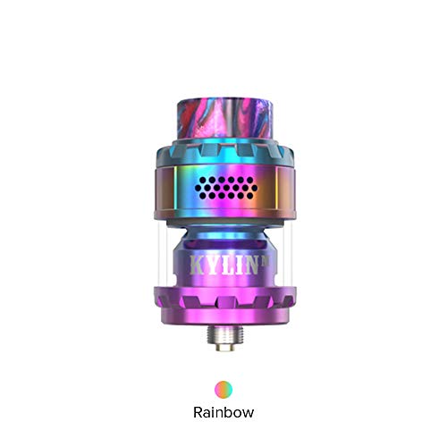 Vandyvape Kylin M RTA, E Cigarette Atomizer Top Reap Vaporizer 3ml-Sin nicotina Sin tabaco (arco iris)