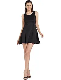 Globus Sleeveless Black Dress