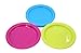 Produktbild Teller Kunststoff flach für Party Picknick Camping 3 farbig sortiert Ø 22 cm 12 Stück Set