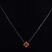 Produktbild Knossos Halskette für Mädchen und Damen unsichtbare Angelschnur Halskette Choker Red
